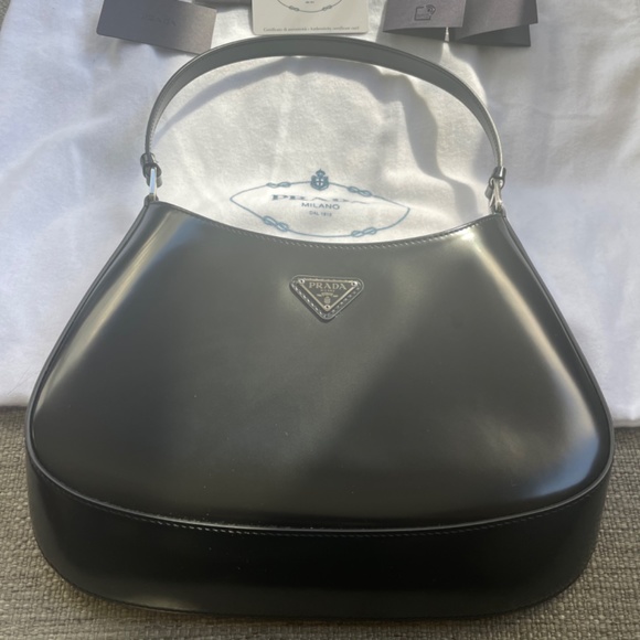 SOLD_Prada Cleo brushed leather shoulder bag - Picture 2 of 8
